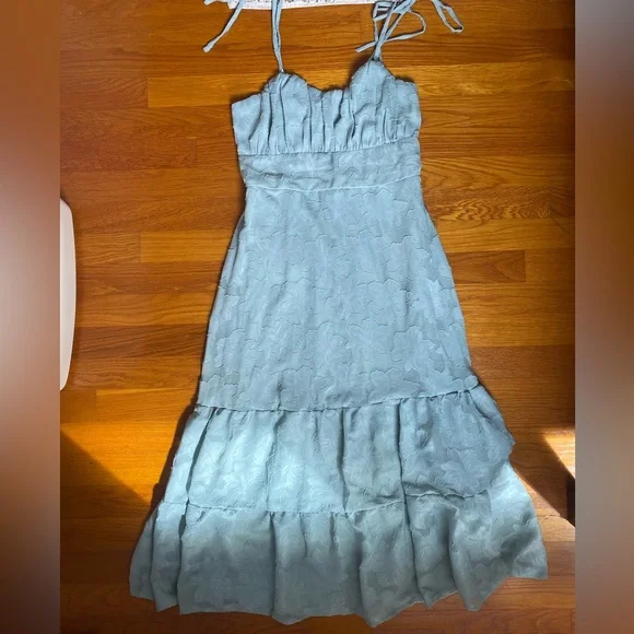 green tulle prom dress Olive Green Tulle Fairytale Long Prom Dress